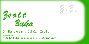 zsolt buko business card